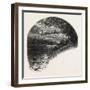 The Thames at Hampton Court, Scenery of the Thames, UK, 19th Century-null-Framed Giclee Print