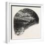 The Thames at Hampton Court, Scenery of the Thames, UK, 19th Century-null-Framed Giclee Print