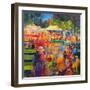 The Thames at Henley, 2020 (Oil on Canvas)-Peter Graham-Framed Giclee Print