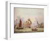 The Thames at Limehouse, c1780-Johann Ziegler-Framed Giclee Print