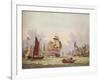 The Thames at Limehouse, c1780-Johann Ziegler-Framed Giclee Print