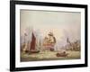 The Thames at Limehouse, c1780-Johann Ziegler-Framed Giclee Print