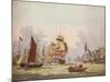 The Thames at Limehouse, c1780-Johann Ziegler-Mounted Giclee Print