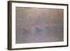 The Thames at London, Waterloo Bridge; La Tamise a Londres, Waterloo Bridge-Claude Monet-Framed Giclee Print