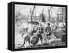 The Thames at Low Water, 1897-null-Framed Stretched Canvas