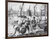 The Thames at Low Water, 1897-null-Framed Giclee Print