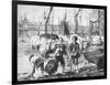 The Thames at Low Water, 1897-null-Framed Giclee Print