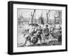 The Thames at Low Water, 1897-null-Framed Giclee Print