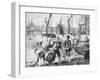 The Thames at Low Water, 1897-null-Framed Giclee Print