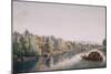 The Thames at Richmond, 1770-1780 (W/C on Paper)-William Marlow-Mounted Giclee Print