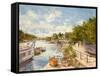 The Thames at Richmond, 2012-Christopher Glanville-Framed Stretched Canvas