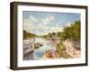 The Thames at Richmond, 2012-Christopher Glanville-Framed Giclee Print