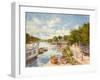 The Thames at Richmond, 2012-Christopher Glanville-Framed Giclee Print