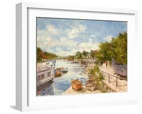 The Thames at Richmond, 2012-Christopher Glanville-Framed Giclee Print