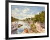 The Thames at Richmond, 2012-Christopher Glanville-Framed Giclee Print