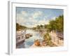 The Thames at Richmond, 2012-Christopher Glanville-Framed Giclee Print