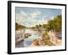 The Thames at Richmond, 2012-Christopher Glanville-Framed Giclee Print