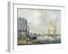 The Thames at Rotherhithe, c.1790-William Anderson-Framed Giclee Print