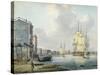 The Thames at Rotherhithe, c.1790-William Anderson-Stretched Canvas