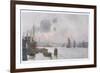 The Thames at Rotherhithe-Herbert Marshall-Framed Premium Giclee Print