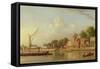 The Thames at Twickenham, c.1760-Samuel Scott-Framed Stretched Canvas