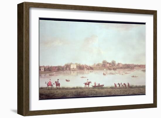 The Thames at Twickenham-Peter Tillemans-Framed Giclee Print