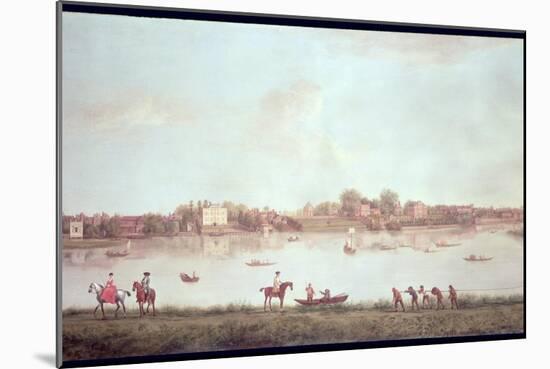 The Thames at Twickenham-Peter Tillemans-Mounted Giclee Print