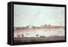 The Thames at Twickenham-Peter Tillemans-Framed Stretched Canvas