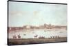 The Thames at Twickenham-Peter Tillemans-Stretched Canvas