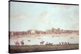 The Thames at Twickenham-Peter Tillemans-Stretched Canvas