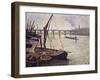 The Thames at Vauxhall Bridge-Maximilien Luce-Framed Giclee Print