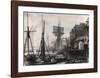 The Thames at Wapping-Historic Collection-Framed Premium Giclee Print