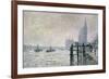 The Thames Below Westminster, 1871-Claude Monet-Framed Giclee Print