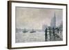 The Thames Below Westminster, 1871-Claude Monet-Framed Giclee Print