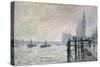 The Thames Below Westminster, 1871-Claude Monet-Stretched Canvas