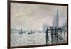 The Thames Below Westminster, 1871-Claude Monet-Framed Giclee Print