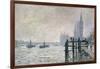 The Thames Below Westminster, 1871-Claude Monet-Framed Giclee Print