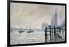 The Thames Below Westminster, 1871-Claude Monet-Framed Giclee Print