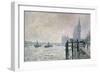 The Thames Below Westminster, 1871-Claude Monet-Framed Premium Giclee Print