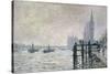 The Thames Below Westminster, 1871-Claude Monet-Stretched Canvas