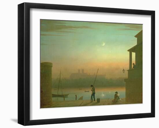 The Thames by Moonlight-Theo Van Doesburg-Framed Giclee Print