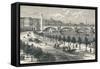 The Thames Embankment, Showing Cleopatras Needle, 1896-null-Framed Stretched Canvas