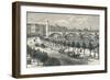 The Thames Embankment, Showing Cleopatras Needle, 1896-null-Framed Giclee Print