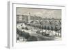 The Thames Embankment, Showing Cleopatras Needle, 1896-null-Framed Giclee Print