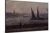 The Thames from Battersea Bridge, 1863-James Abbott McNeill Whistler-Stretched Canvas