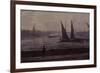 The Thames from Battersea Bridge, 1863-James Abbott McNeill Whistler-Framed Giclee Print