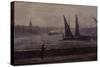 The Thames from Battersea Bridge, 1863-James Abbott McNeill Whistler-Stretched Canvas