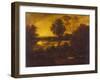 The Thames from Richmond Hill-Joshua Reynolds-Framed Giclee Print