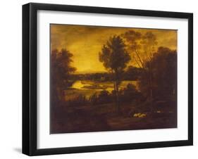 The Thames from Richmond Hill-Joshua Reynolds-Framed Giclee Print