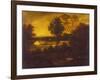 The Thames from Richmond Hill-Joshua Reynolds-Framed Giclee Print